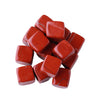 Tumbled Red Jasper Cube, 1.5 cm | IDA's Gems