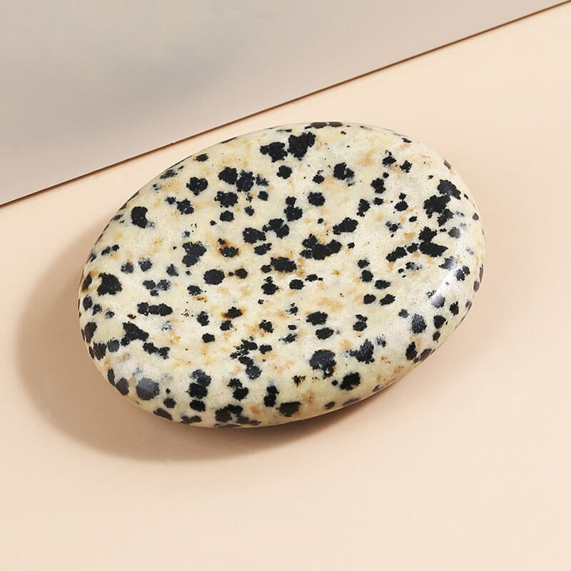 Dalmatian Jasper Worry Stone