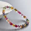 Load image into Gallery viewer, Multi-Color Tourmaline Bead Bracelet - Grade AA