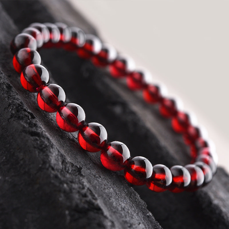 Red Garnet Bracelet - Grade AA