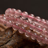 Load image into Gallery viewer, Strawberry Quartz Bead Bracelet - Grade AAA