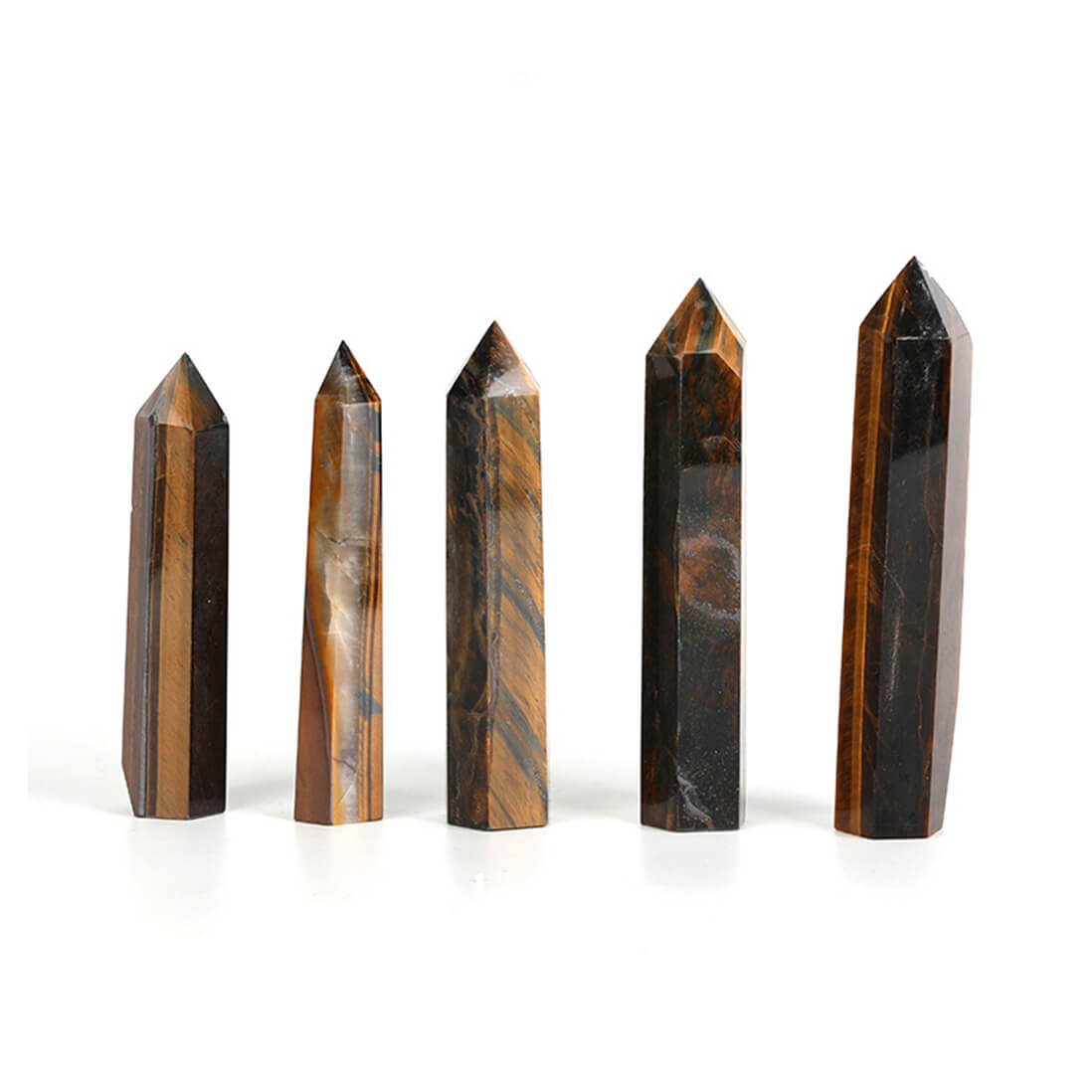 Tigers Eye Crystal Towers - 5 to 9 cm