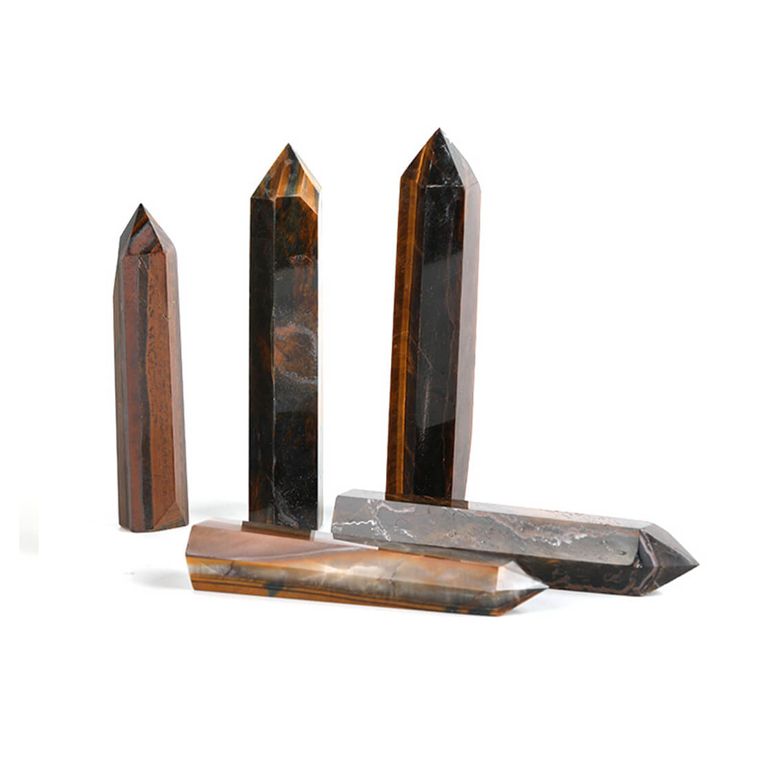 Tigers Eye Crystal Tower ¡§C 5 to 9 cm