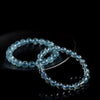 Load image into Gallery viewer, Zambia Aquamarine Bead Bracelet - Grade AA