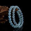 Load image into Gallery viewer, Zambia Aquamarine Bead Bracelet - Grade AA