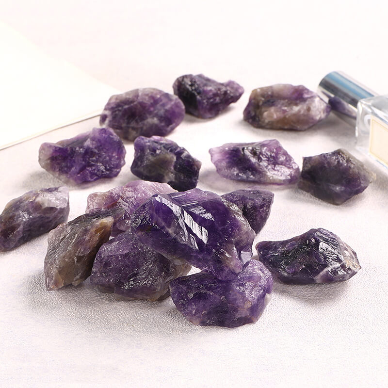 Dark Purple Raw Amethyst Stone