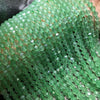 Aventurine Faceted Round Beads 16 Facets 8mm