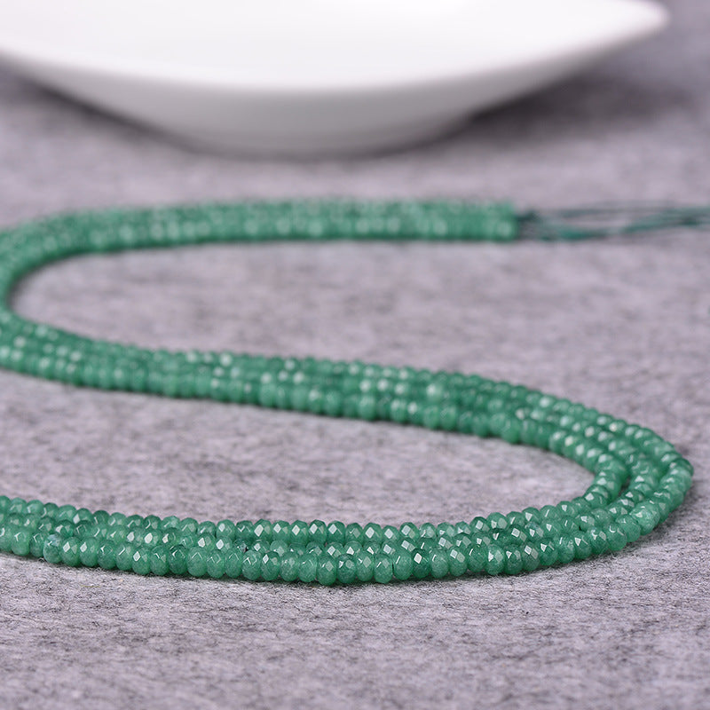Aventurine Micro Faceted Round Beads 2-4mm