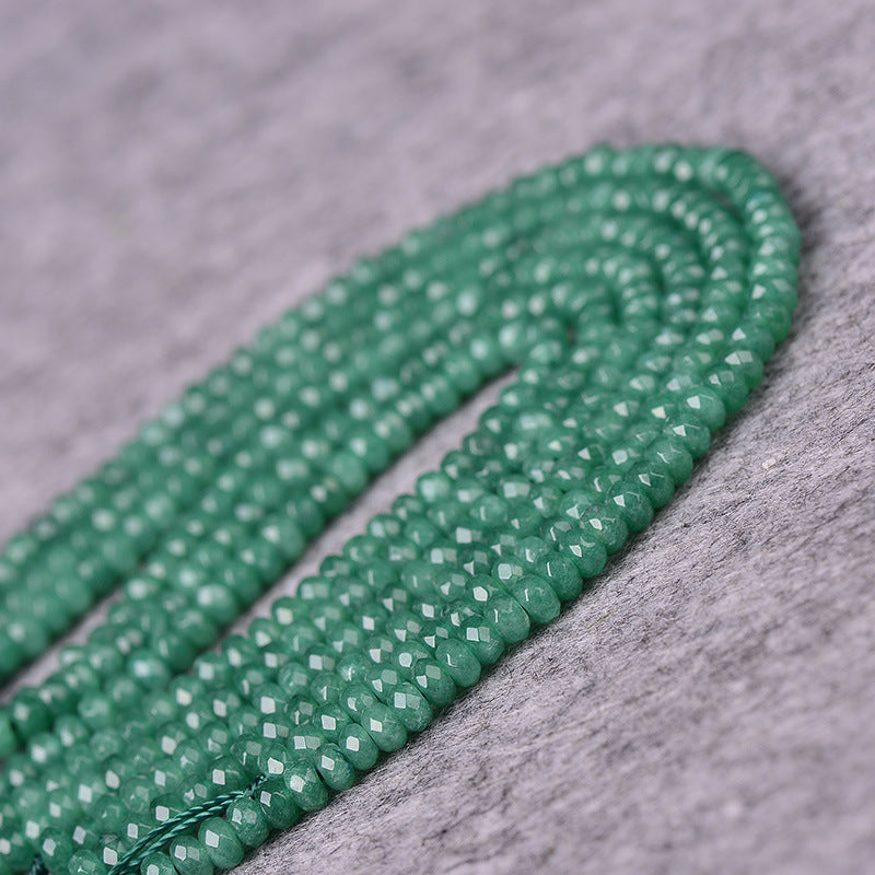 Aventurine Micro Faceted Round Beads 2-4mm
