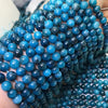 Load image into Gallery viewer, Blue Apatite Round Beads 6mm