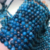 Load image into Gallery viewer, Blue Apatite Round Beads 6mm