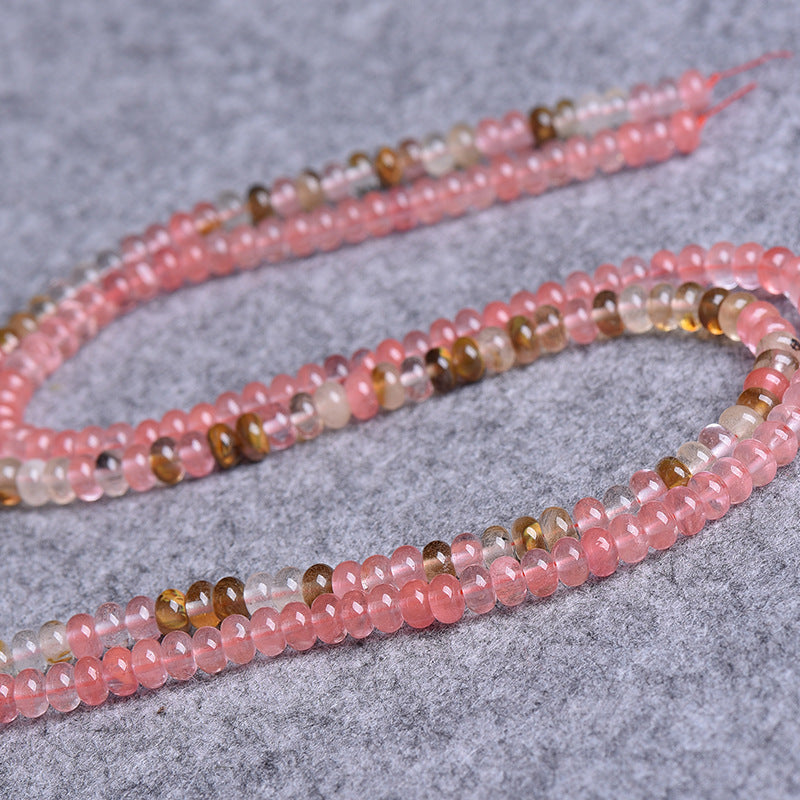 Cherry Quartz Rondelle Beads 4*6mm