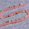 Load image into Gallery viewer, Cherry Quartz Rondelle Beads 4*6mm