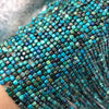 Load image into Gallery viewer, Chrysocolla Micro Faceted Cube Beads 3-3.5mm