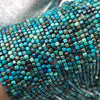 Load image into Gallery viewer, Chrysocolla Micro Faceted Cube Beads 3-3.5mm