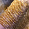 Citrine Micro Faceted Round Beads 10mm