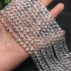 Clear Quartz Faceted Round Beads 16 Facets 6mm