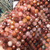 Load image into Gallery viewer, Copper Rutilated Quartz Faceted Round Beads 128 Facets 8mm