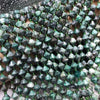 Load image into Gallery viewer, Dioptase Faceted Bicone Beads 8*8mm