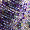 Fluorite Faceted Round Beads 128 Facets 8mm