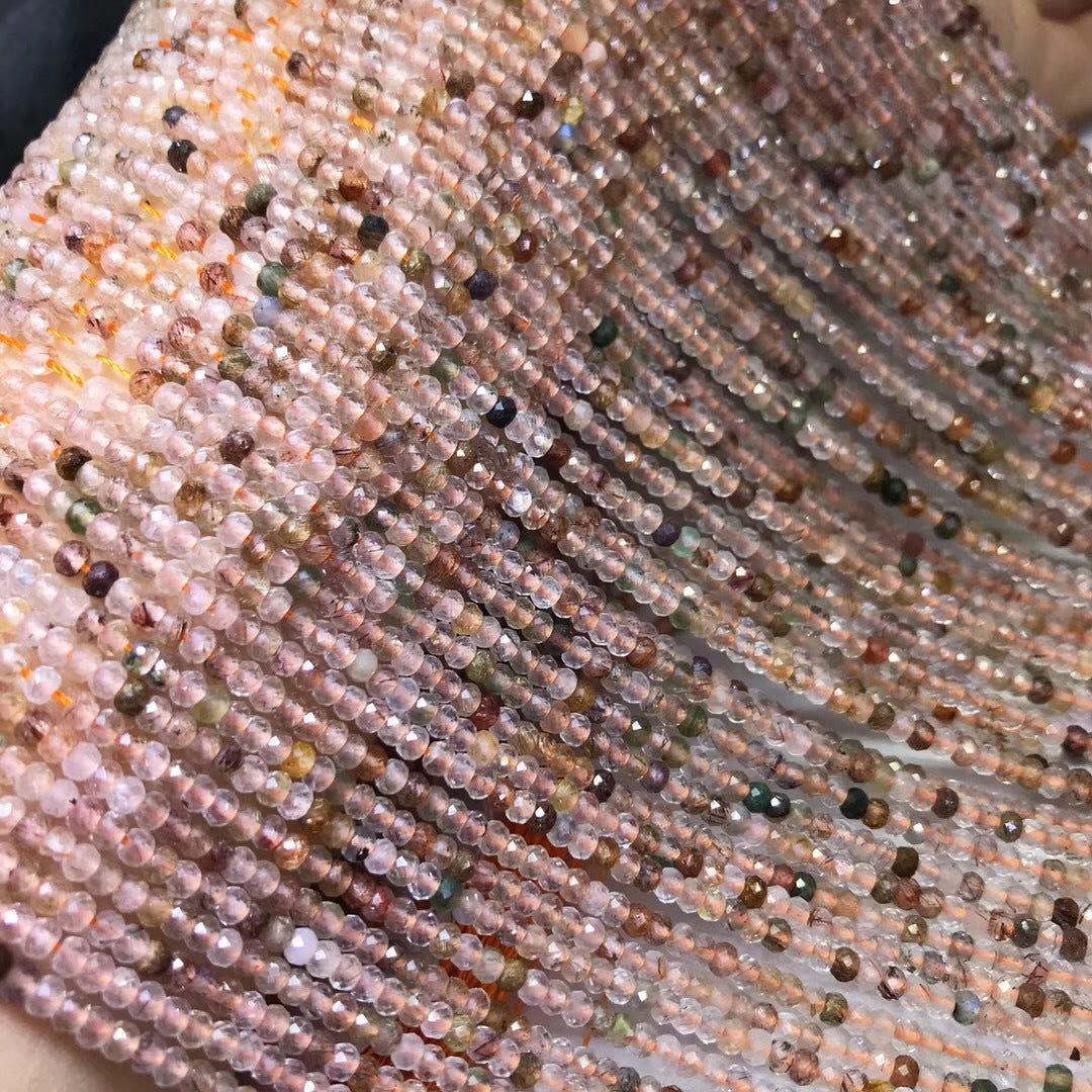 FuLuShou Crystal Faceted Rondelle Beads 3*4mm