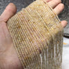 Load image into Gallery viewer, Golden Rutilated Quartz Micro Faceted Cube Beads 2.5mm