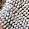 Howlite Faceted Rondelle Beads 3*4mm