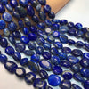 Lapis Lazuli Tumbled Nugget Beads 10-14mm