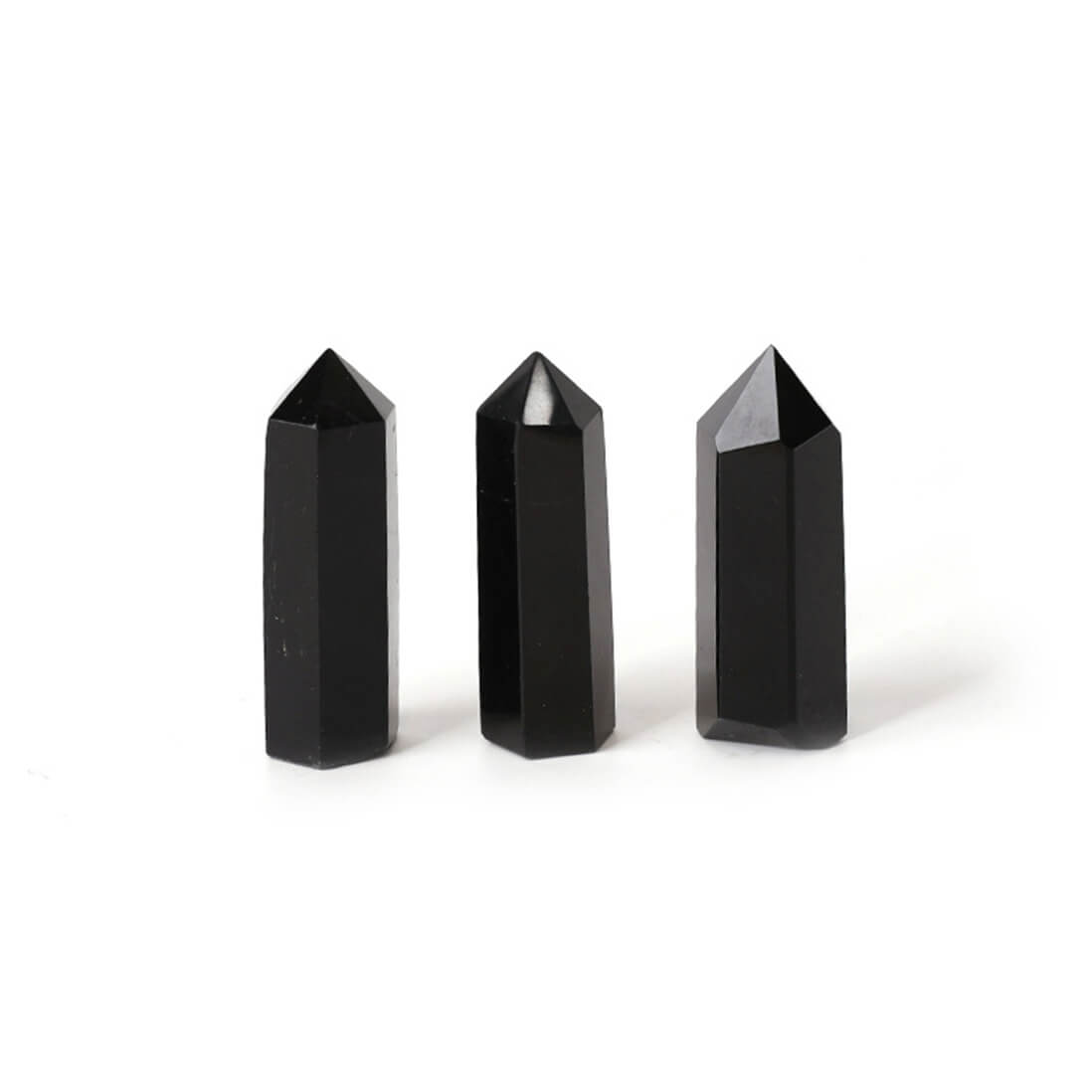 Obsidian Crystal Towers - 5 to 9 cm