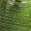 Peridot Faceted Rondelle Beads 3*4mm