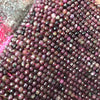 Load image into Gallery viewer, Pink Tourmaline Faceted Rondelle Beads 4*5.8mm
