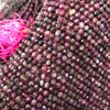 Load image into Gallery viewer, Pink Tourmaline Faceted Rondelle Beads 4*5.8mm