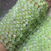 Load image into Gallery viewer, Prehnite Faceted Bicone Beads 8*8mm
