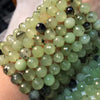 Prehnite Faceted Round Beads 128 Facets 6mm