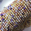 Purple Opal Micro Faceted Round Beads 4-4.5mm