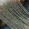 Pyrite Micro Faceted Cube Beads 2-2.5mm