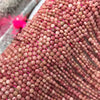 Rhodonite Faceted Coin Beads 2*4mm