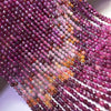 Load image into Gallery viewer, Ruby Micro Faceted Round Beads 4mm
