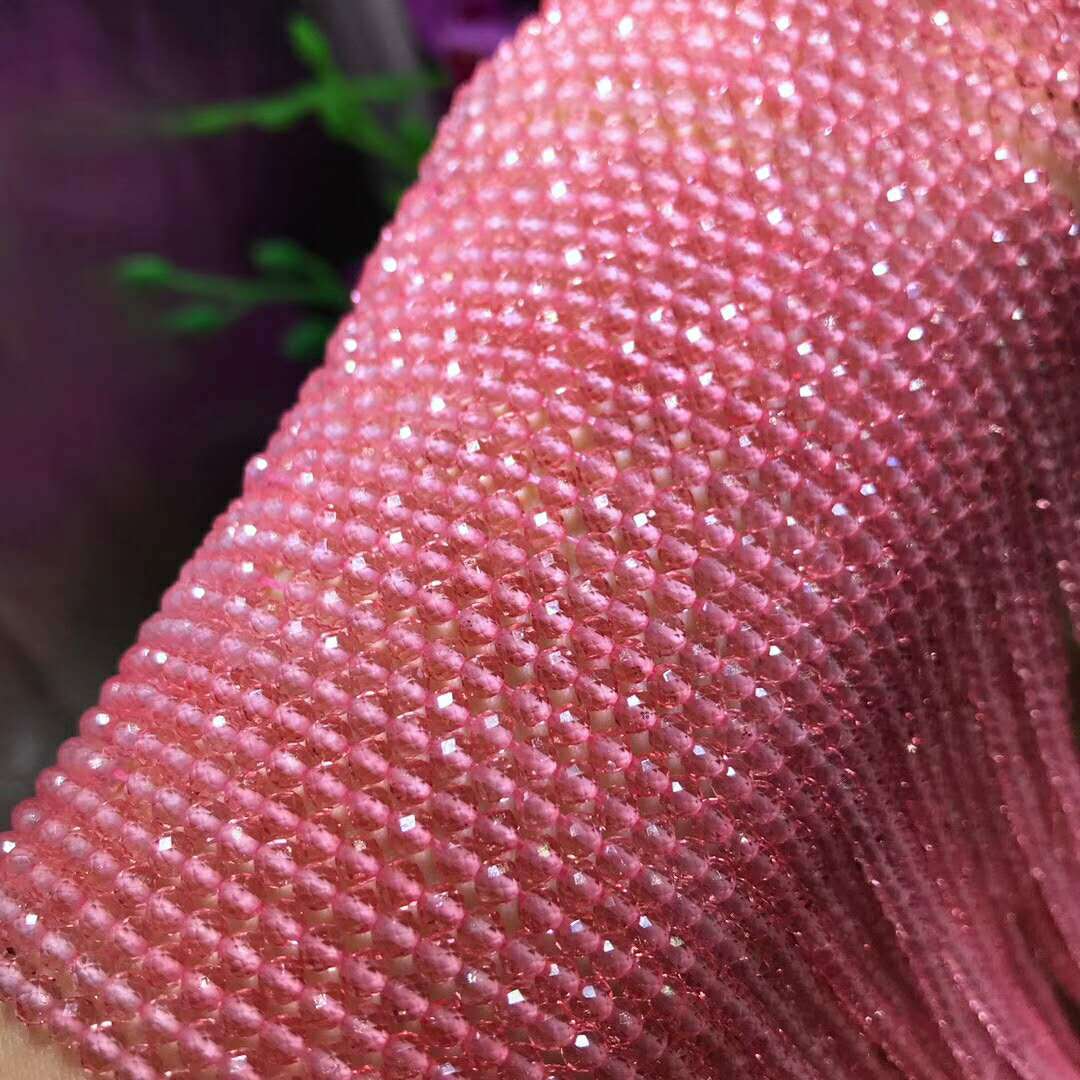 Spinel Micro Faceted Round Beads 3mm