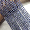 Load image into Gallery viewer, Tanzanite Faceted Coin Beads 2*4mm